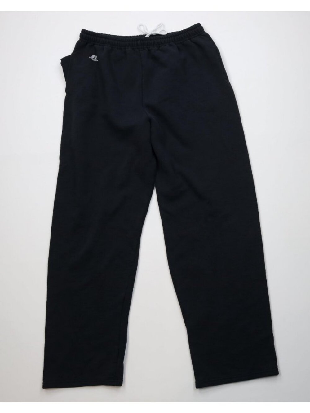 Vintage Y2K Russell Athletic Mens 3XL Faded Wide Leg Sweatpants Pants Black